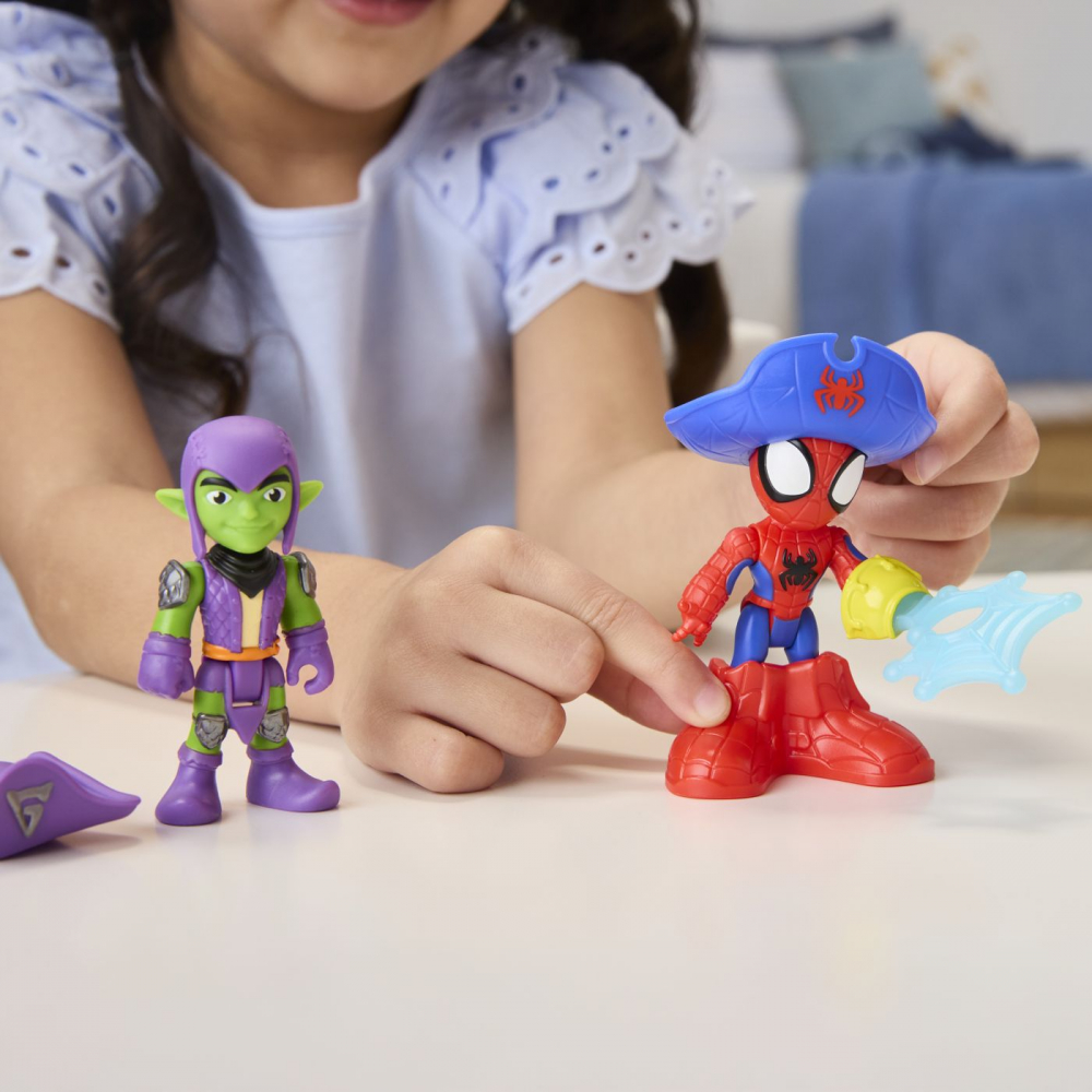 SPIDEY SI PRIETENII LUI UIMITORI MARVEL WATER WEBS NAVA PIRATILOR CU BULE [5]