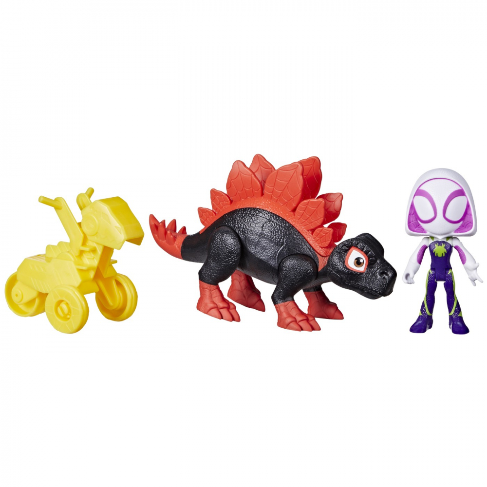 SPIDEY SI PRIETENII MARVEL DINO WEBS DINO SPIN SI GHOST SPIDER [2]