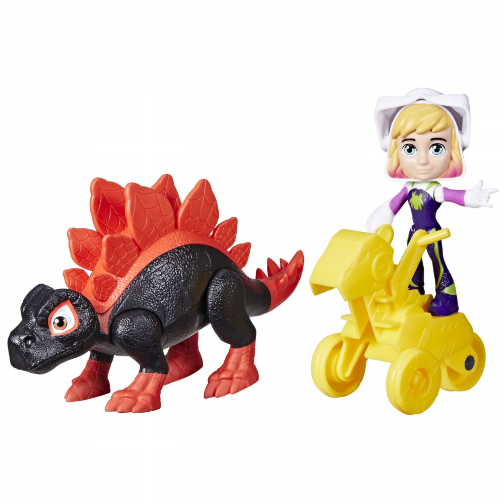 SPIDEY SI PRIETENII MARVEL DINO WEBS DINO SPIN SI GHOST SPIDER [4]