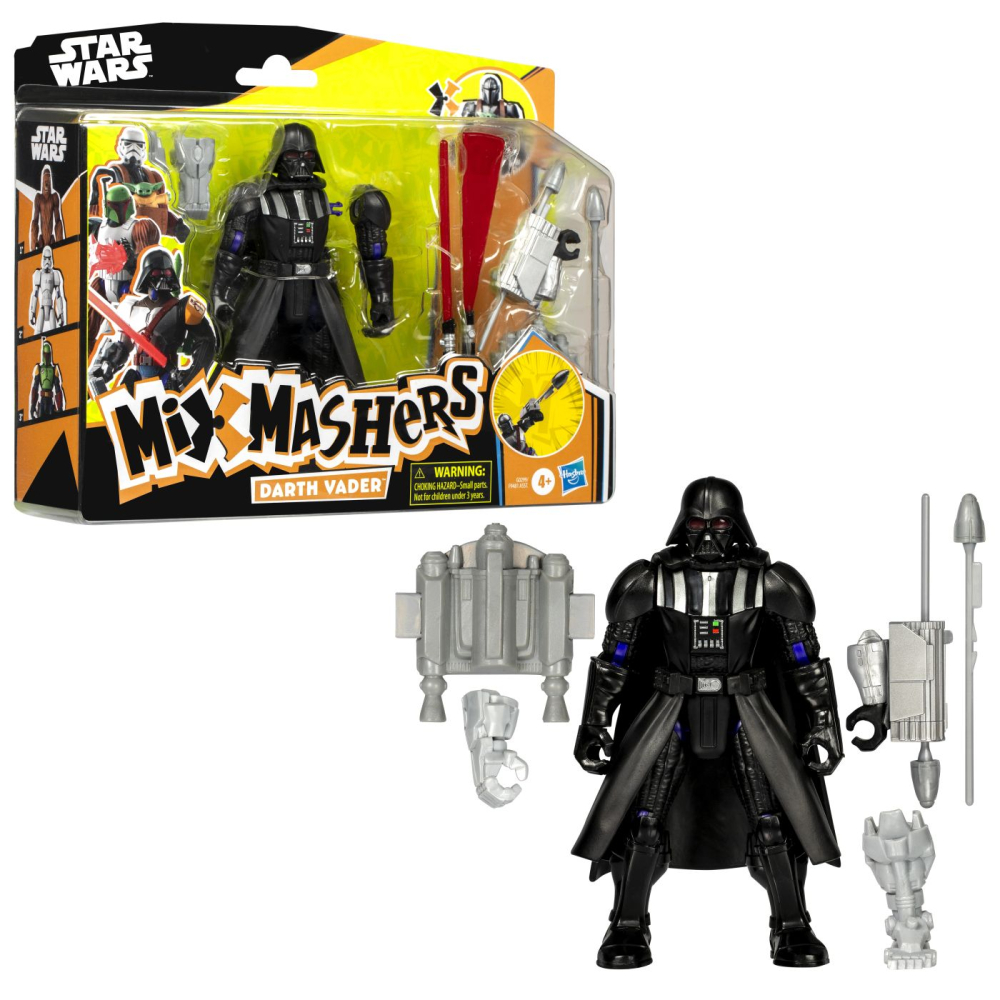 STAR WARS MIX MASHERS DELUXE SET FIGURINA DARTH VADER 12CM SI ACCESORII [2]