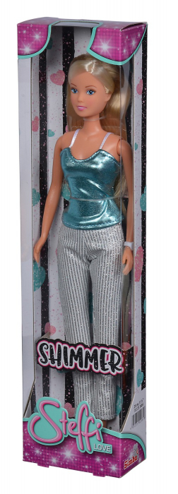 Steffi love papusa steffi stralucitoare in pantaloni albi [4]