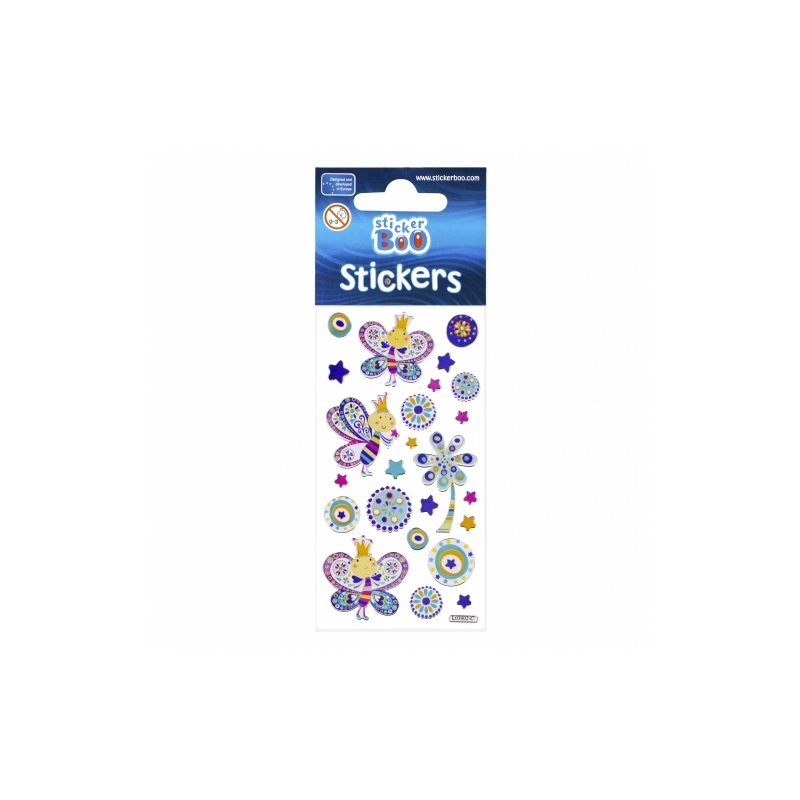 Sticker fluturi colorati pentru copii,dimensiuni diferite,11-13 bucati/set [2]