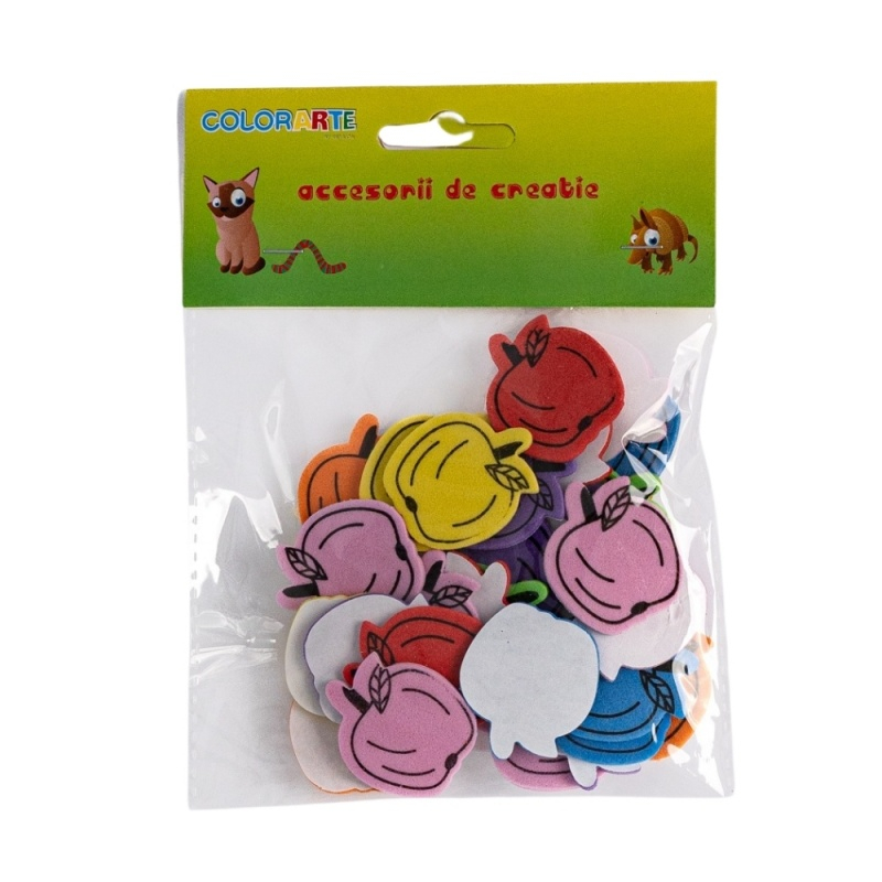 Stickere din hartie gumata pentru activitati craft, mar,diverse culori,8 grame [2]