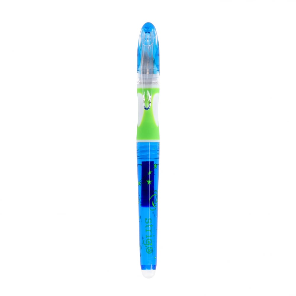 Stilou cu cerneala care se sterge+dispozitiv de curatare penita +2 rezerve cerneala,cosmos [3]