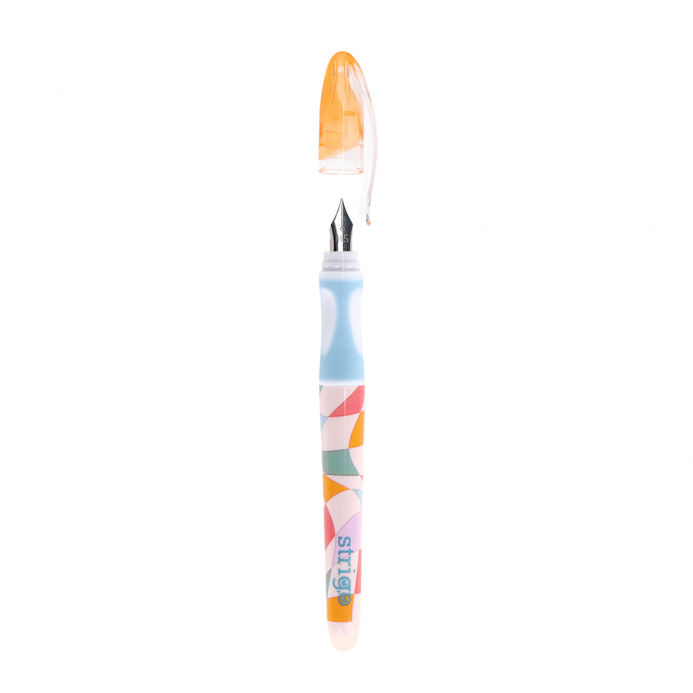Stilou cu cerneala care se sterge+dispozitiv de curatare penita +2 rezerve cerneala, Retro [6]