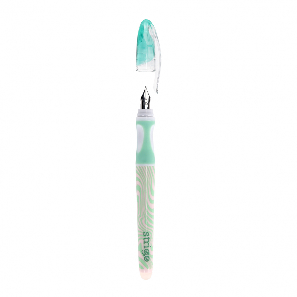 Stilou cu cerneala care se sterge+dispozitiv de curatare penita +2 rezerve cerneala, Waves [4]