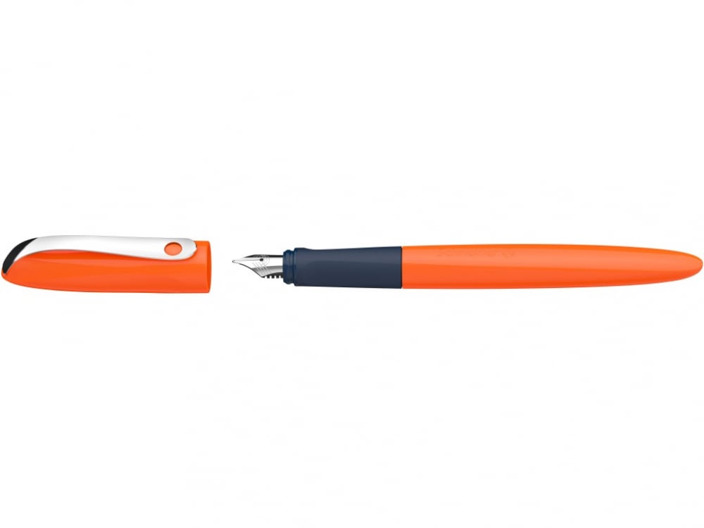 Stilou Schneider Wavy cu maner ergonomic,portocaliu [3]