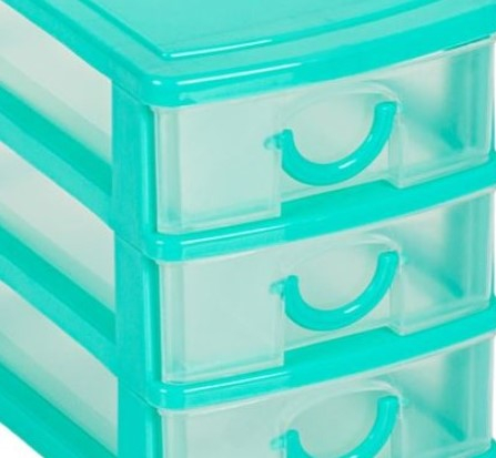 Suport birou cu 3 sertare pentru accesorii de birotica [4]