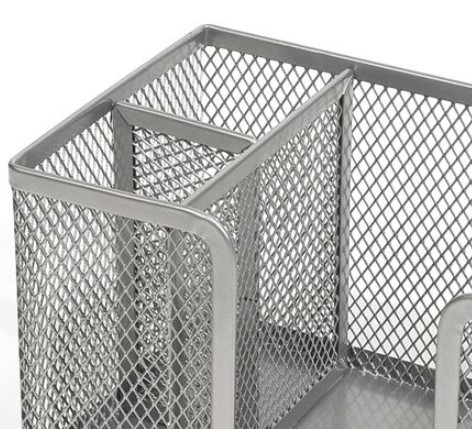 Suport metalic cu 3 compartimente pentru accesorii de birotica [4]