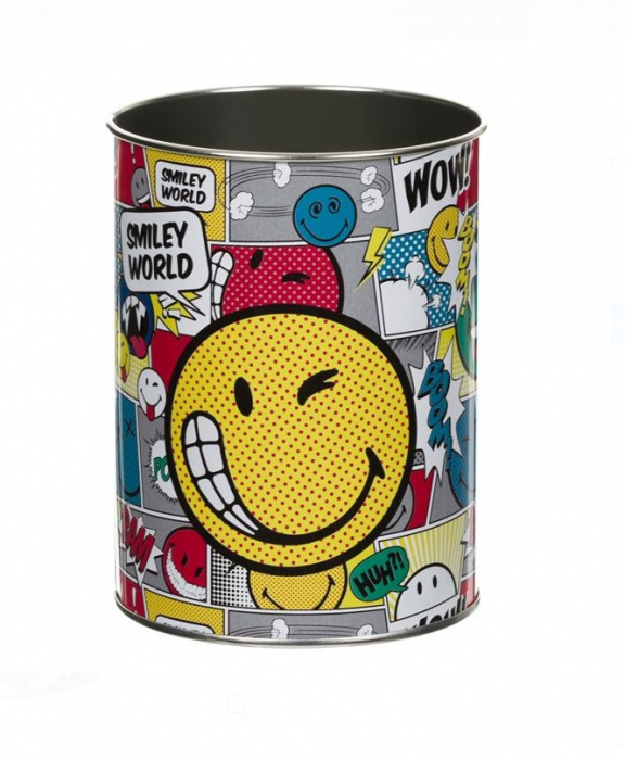 Suport metalic Hello Smile pentru creioane si pixuri [2]