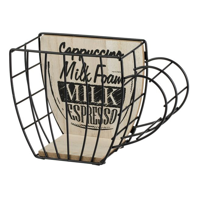 Suport pentru capsule cafea,design cana cu maner,19x8x12 cm [2]