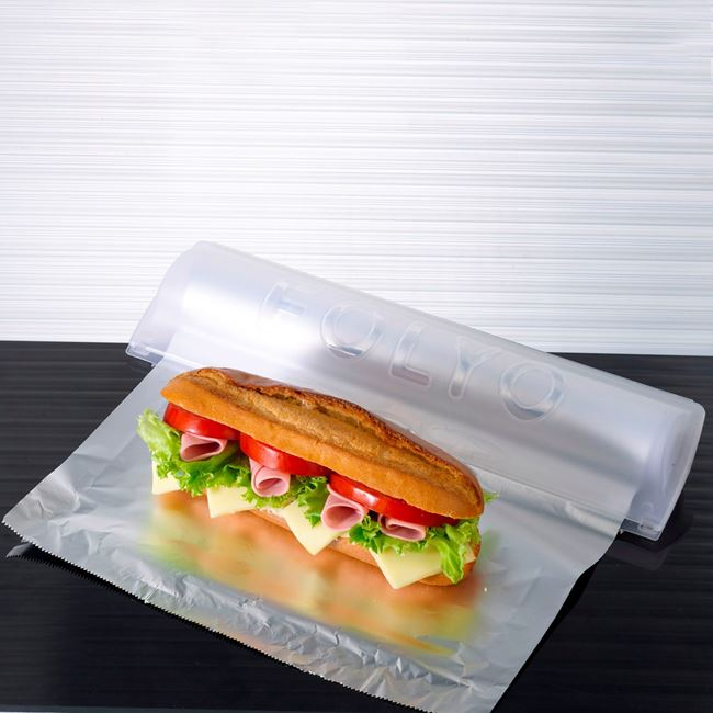 Suport pentru folie aluminiu,plastic,transparent,32 cm [2]