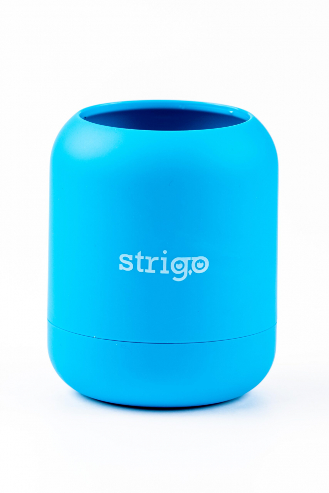 Suport pixuri Strigo din plastic, albastru