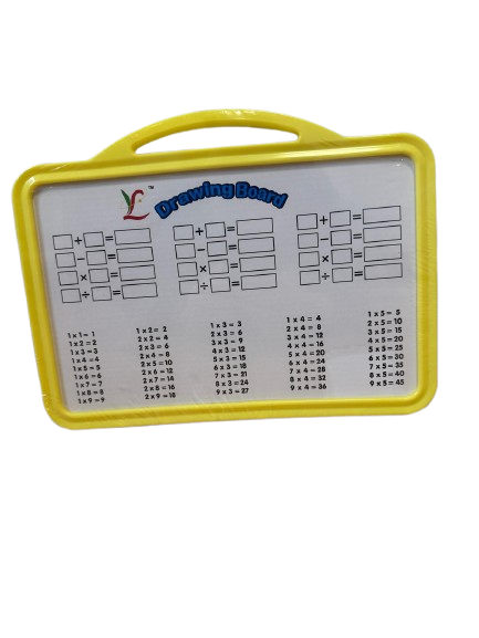 Tabla de scris cu 2 fete,burete si marker inclus,plastic,diverse culori, 30x22 cm [2]