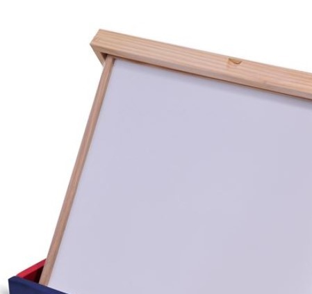 Tabla magnetica educativa cu 2 fete pentru copii si cadru lemn [2]