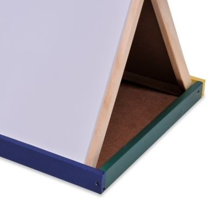 Tabla magnetica educativa cu 2 fete pentru copii si cadru lemn [4]