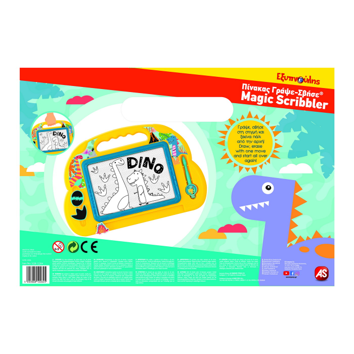 Tabla Magnetică Magic Scribbler Baby Dinozaur - Creație și aventuri preistorice! [6]
