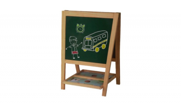 Tabla magnetica pentru copii 2 in 1 cu suport pentru accesorii [3]