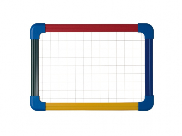 Tabla scolara cu 2 fete si rama color A4,21x29.7 cm