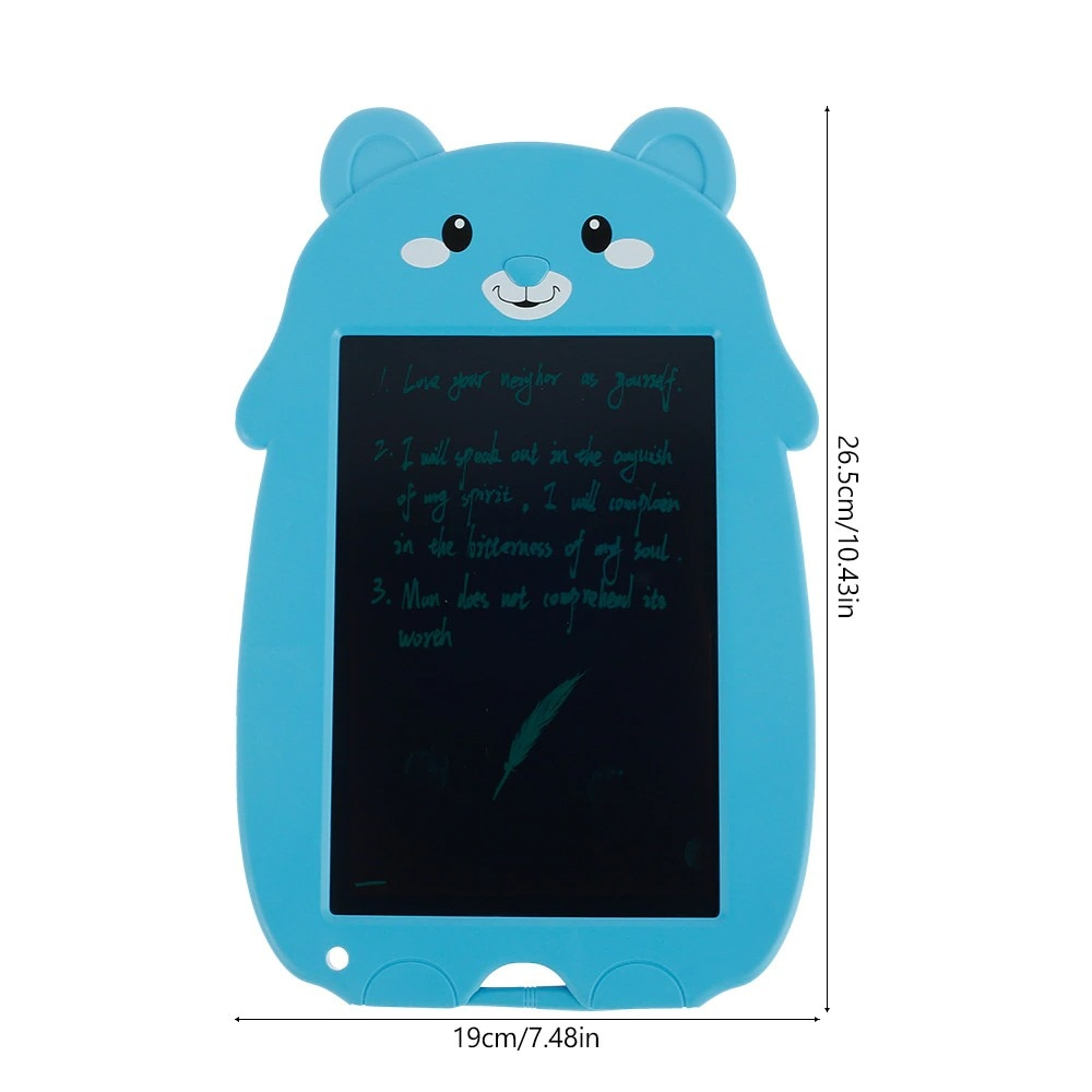 Tableta LCD de scris si desenat pentru copii,buton stergere,diverse culori, 26x19 cm [5]
