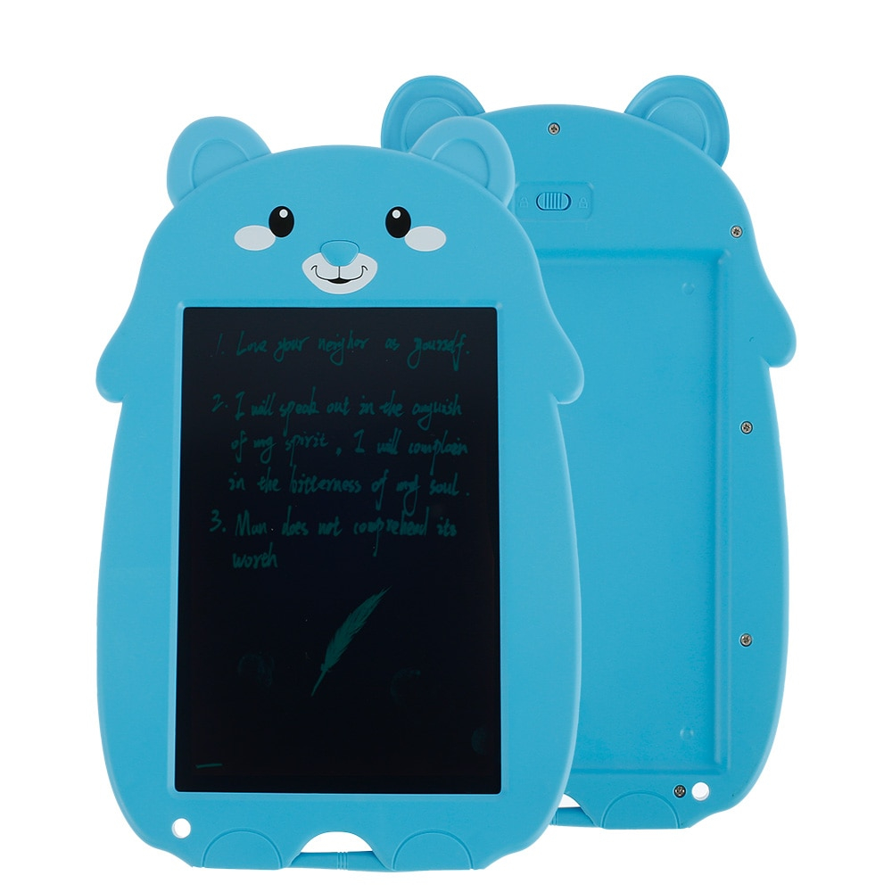 Tableta LCD de scris si desenat pentru copii,buton stergere,diverse culori, 26x19 cm