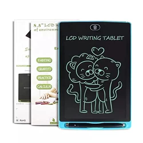 Tableta LCD de scris si desenat pentru copii,buton stergere,diverse culori, 28x19 cm [4]