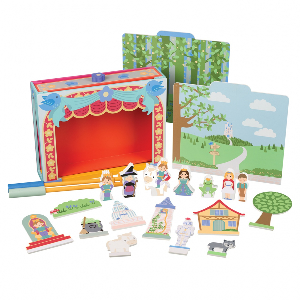 Teatru de masa din lemn, Orange Tree Toys [2]