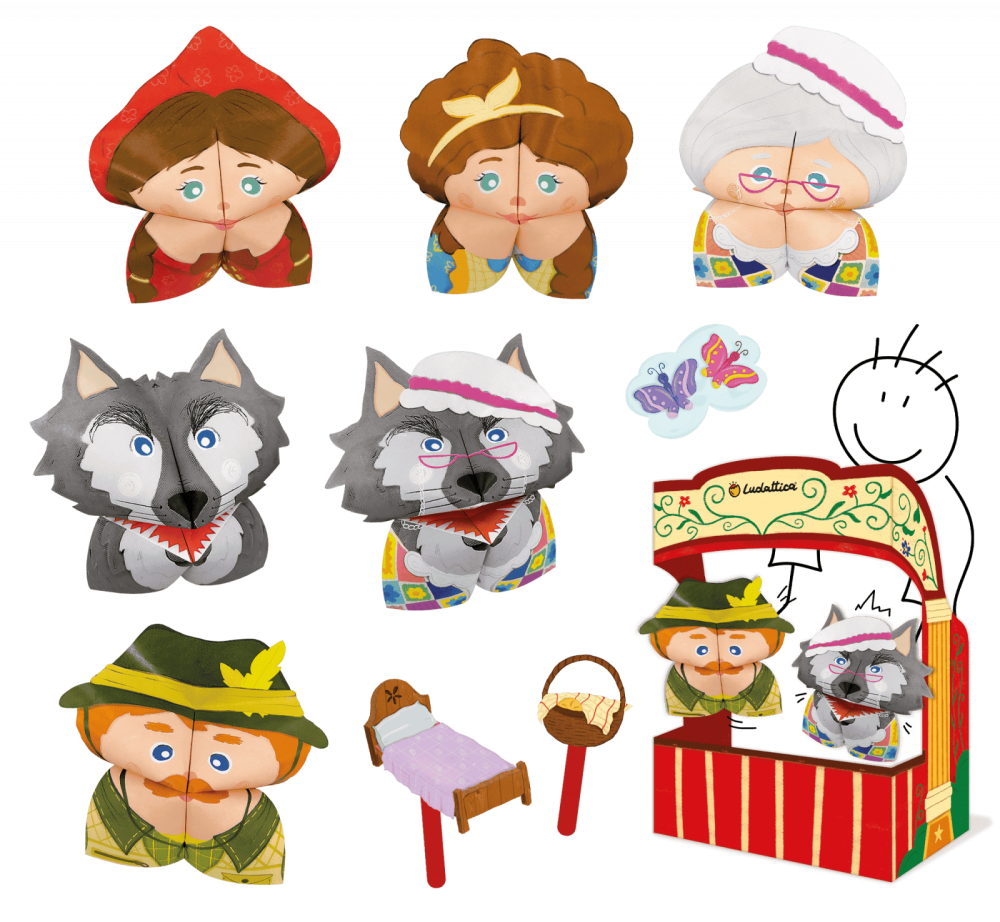 Teatrul de păpuși Origami – Scufița Roșie, Ludattica, +5 ani [3]