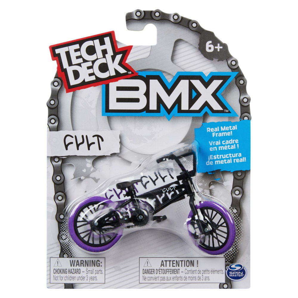 Spin Master Tech deck pachet bicicleta bmx fult mov si negru