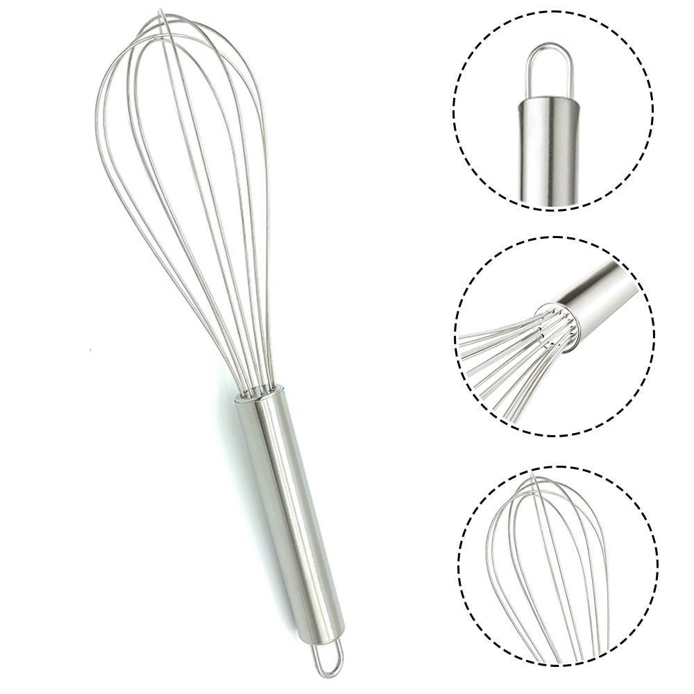Tel din inox pentru amestecat, 31 cm [2]