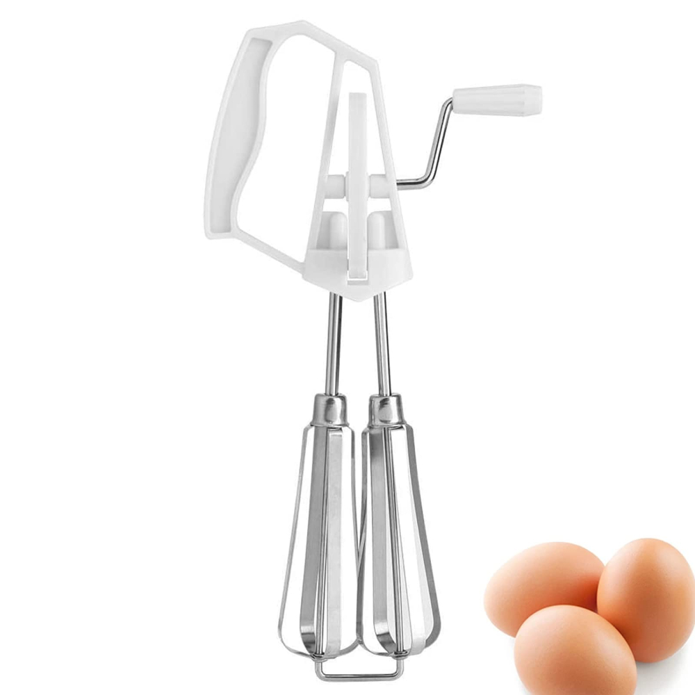 Tel manual rotativ pentru amestecat, inox, 25.5x13 cm [2]