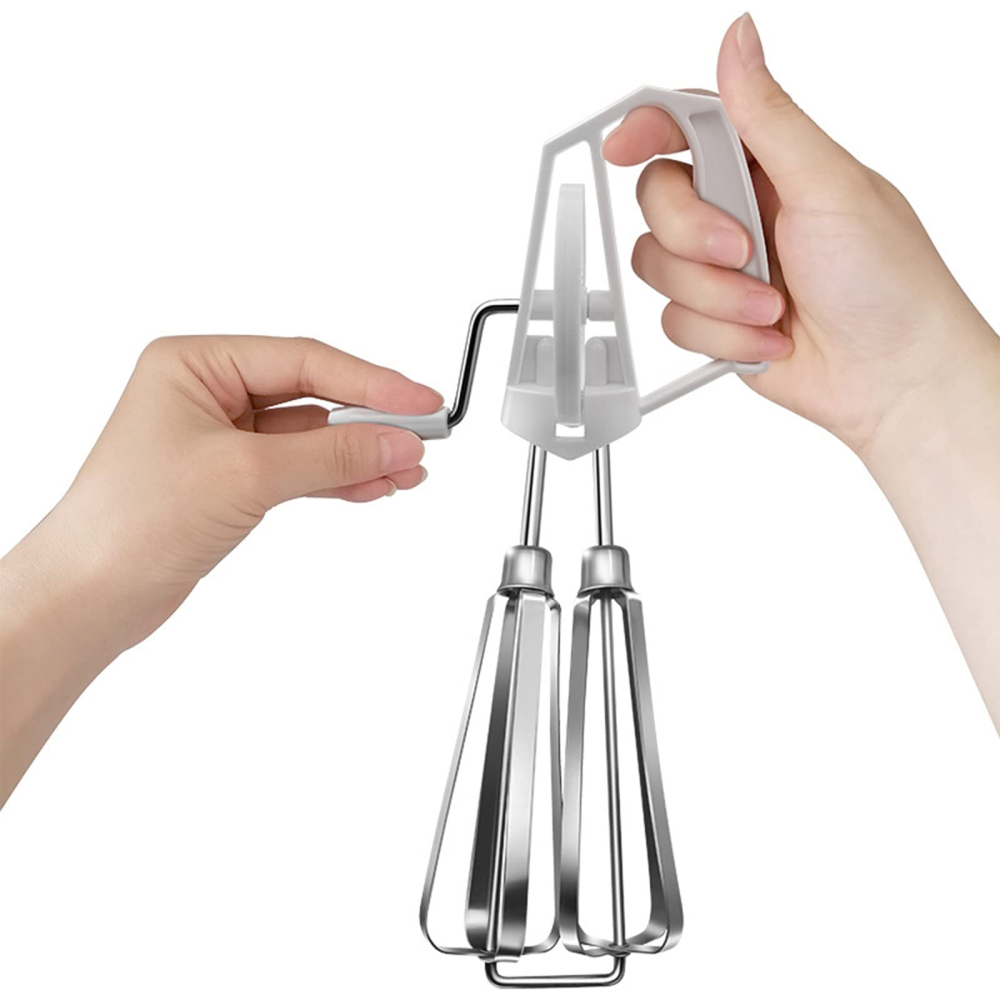 Tel manual rotativ pentru amestecat, inox, 25.5x13 cm [6]
