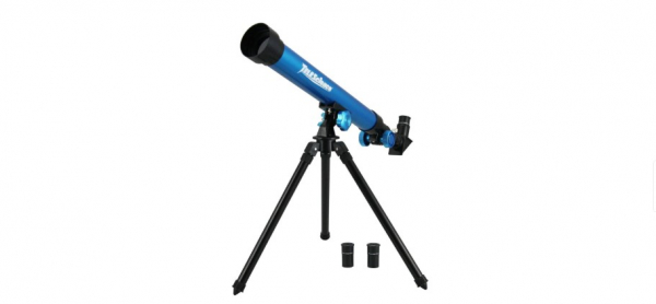 Telescop power astronomical cu trepied 40mm, 25 50 grade, albastru