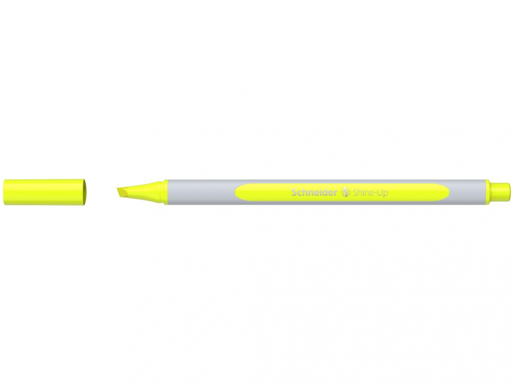 Textmarker Schneider Shine-UP,varf tip dalta, grosime de scriere 1- si 4 mm, 4 culori [3]