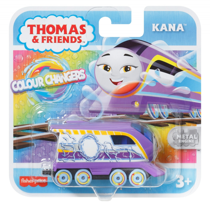 Thomas color changers locomotiva metalica kana