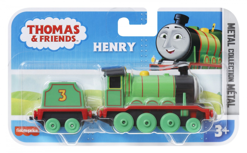 THOMAS LOCOMOTIVA CU VAGON PUSH ALONG HENRY [1]
