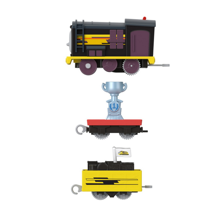 Thomas Locomotiva Motorizata Diesel cu 2 Vagoane [4]