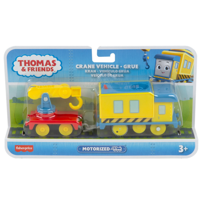 Thomas Locomotiva Motorizata Grue cu Vagon  [1]