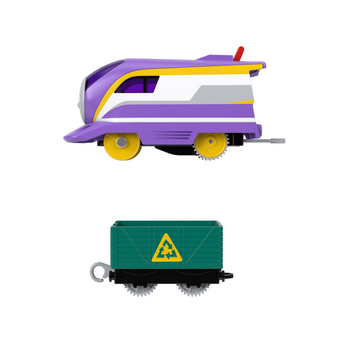 Thomas Locomotiva Motorizata Kana cu Vagon  [9]