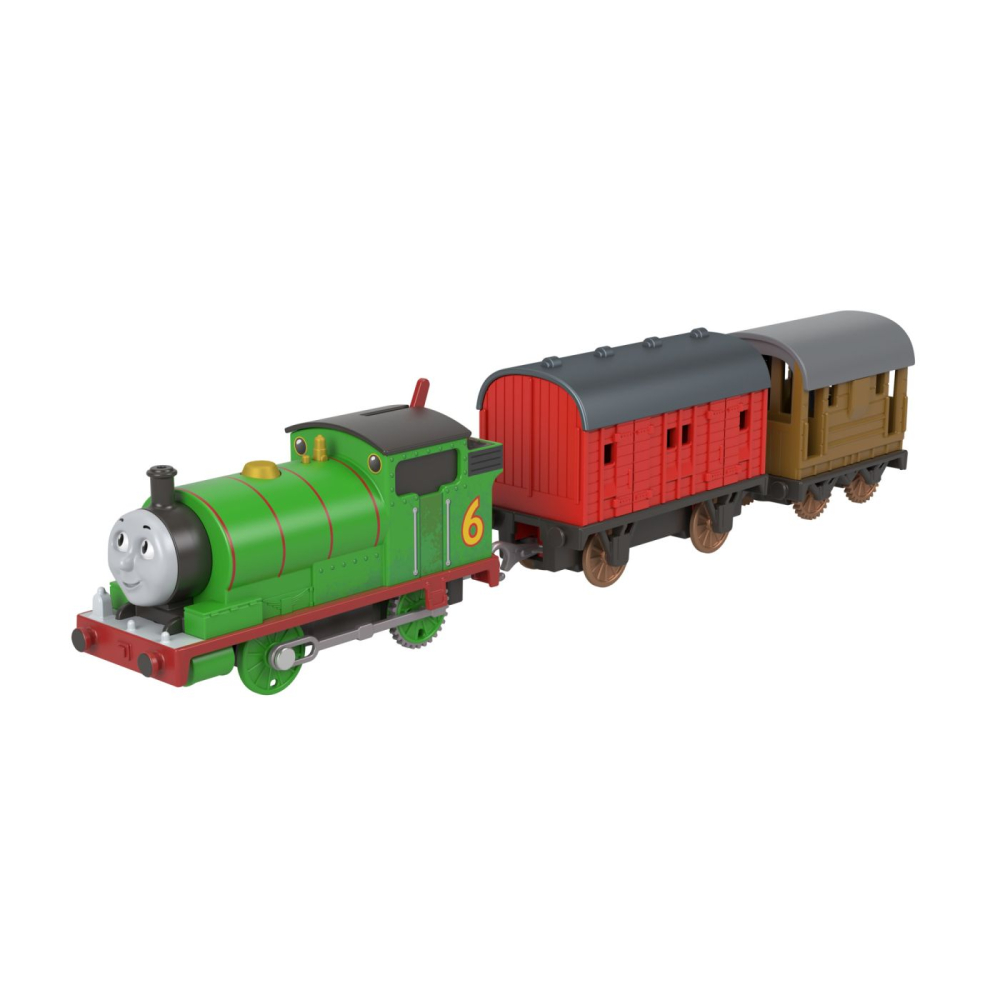 THOMAS LOCOMOTIVA MOTORIZATA PERCY CU 2 VAGOANE [2]