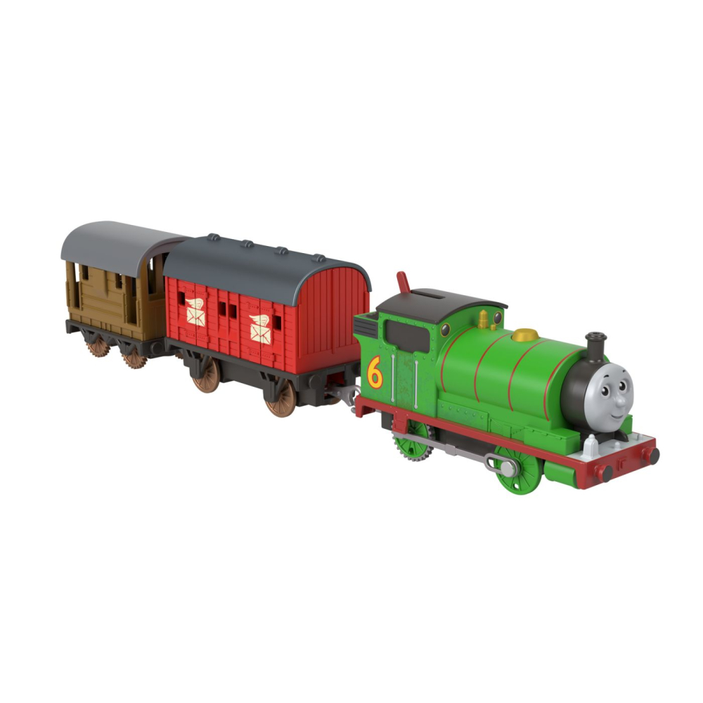 THOMAS LOCOMOTIVA MOTORIZATA PERCY CU 2 VAGOANE [3]