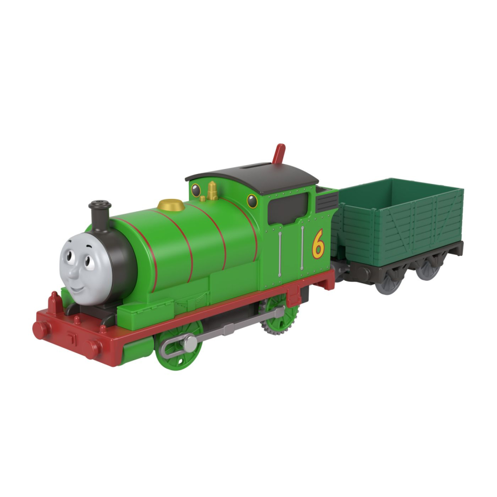 THOMAS LOCOMOTIVA MOTORIZATA PERCY CU VAGON [2]