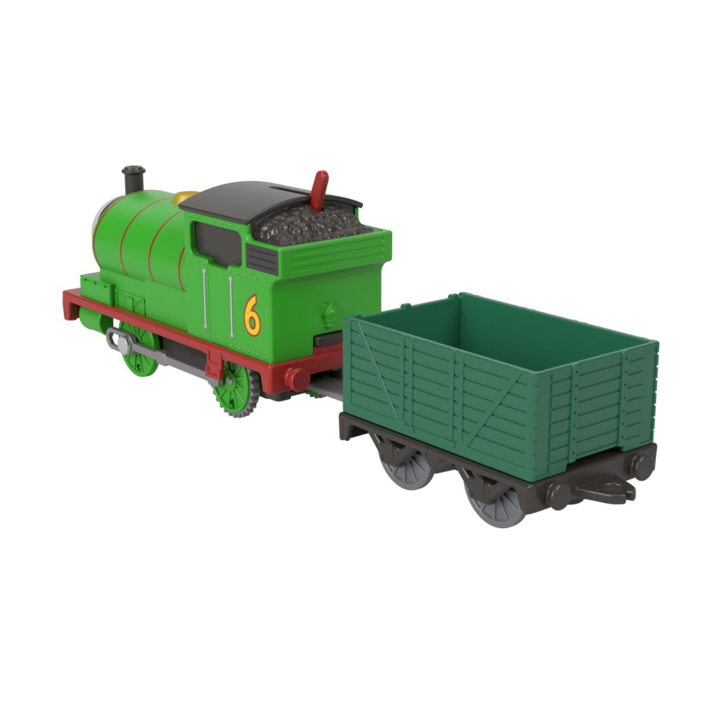 THOMAS LOCOMOTIVA MOTORIZATA PERCY CU VAGON [6]