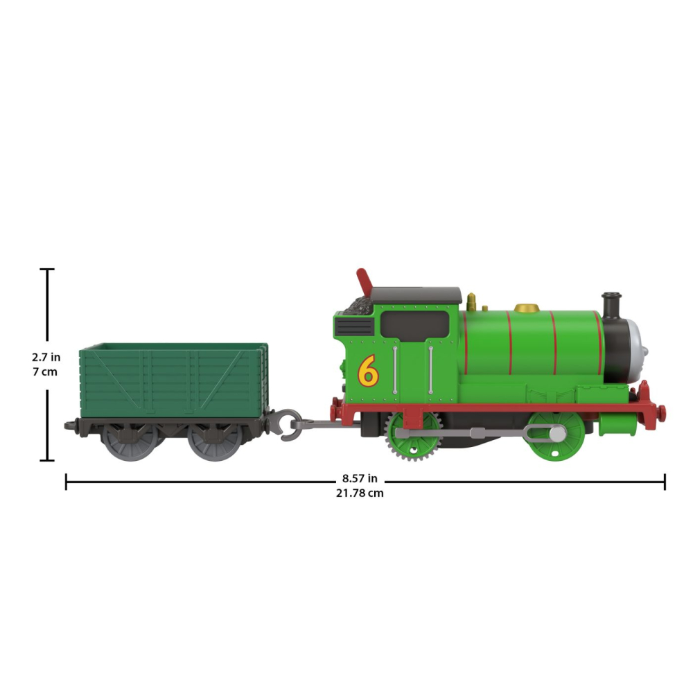 THOMAS LOCOMOTIVA MOTORIZATA PERCY CU VAGON [3]