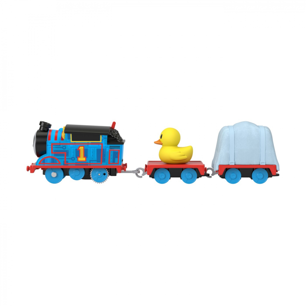 THOMAS LOCOMOTIVA MOTORIZATA THOMAS AGENT SECRET CU 2 VAGOANE [7]
