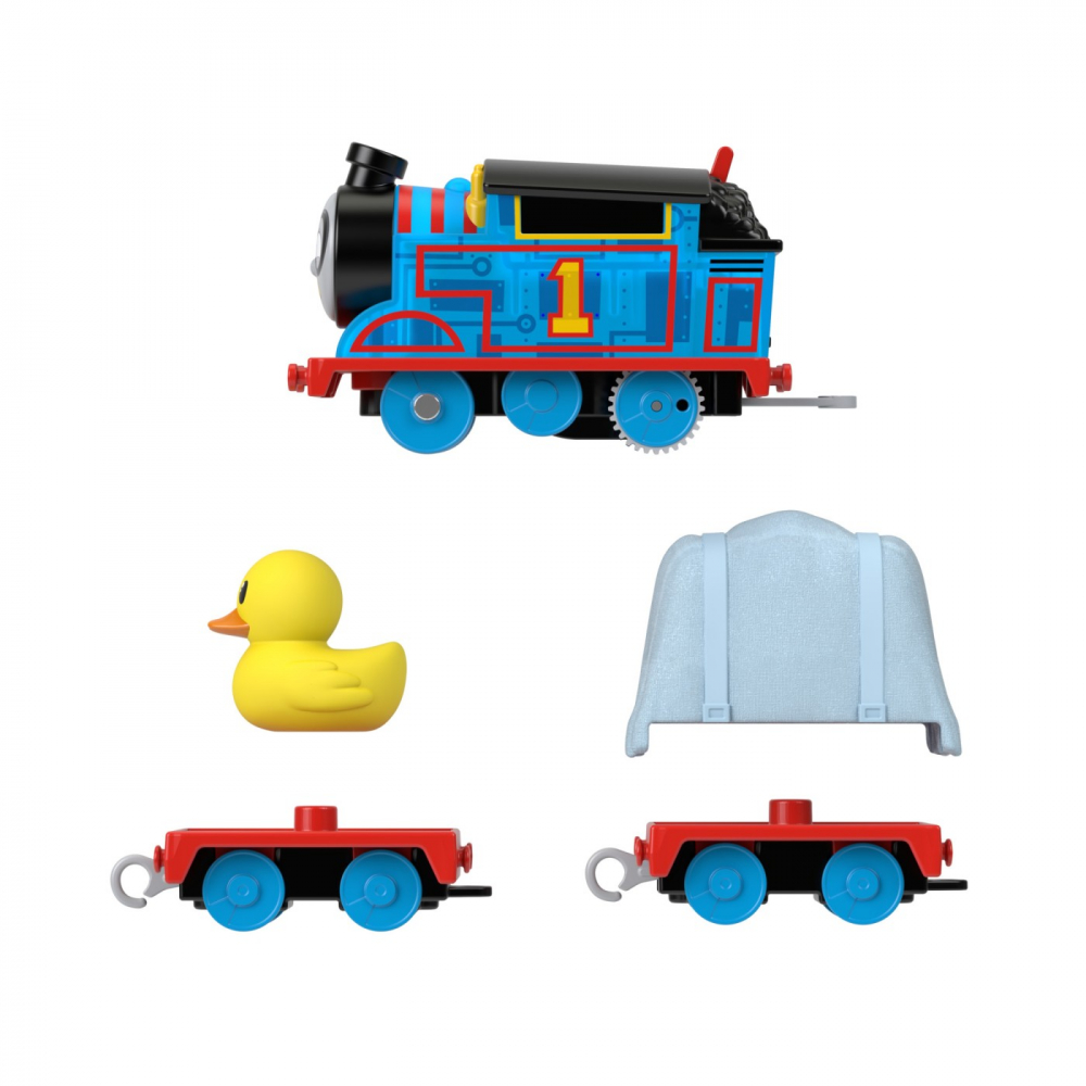 THOMAS LOCOMOTIVA MOTORIZATA THOMAS AGENT SECRET CU 2 VAGOANE [8]
