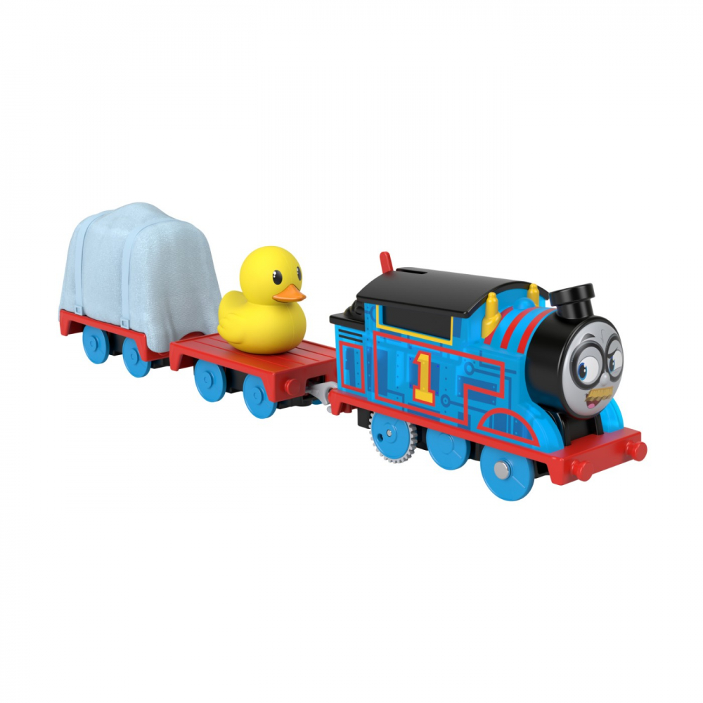 THOMAS LOCOMOTIVA MOTORIZATA THOMAS AGENT SECRET CU 2 VAGOANE [4]