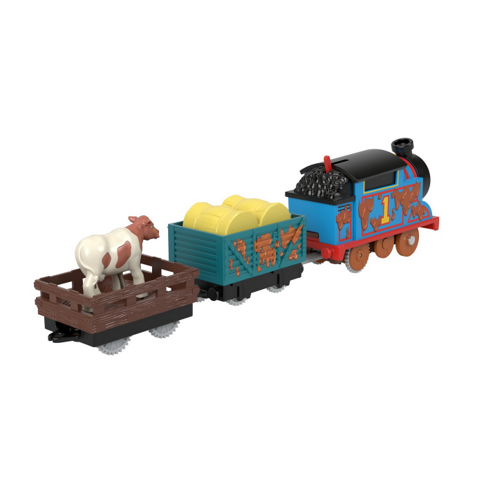 Thomas Locomotiva Motorizata Thomas cu 2 Vagoane  [9]
