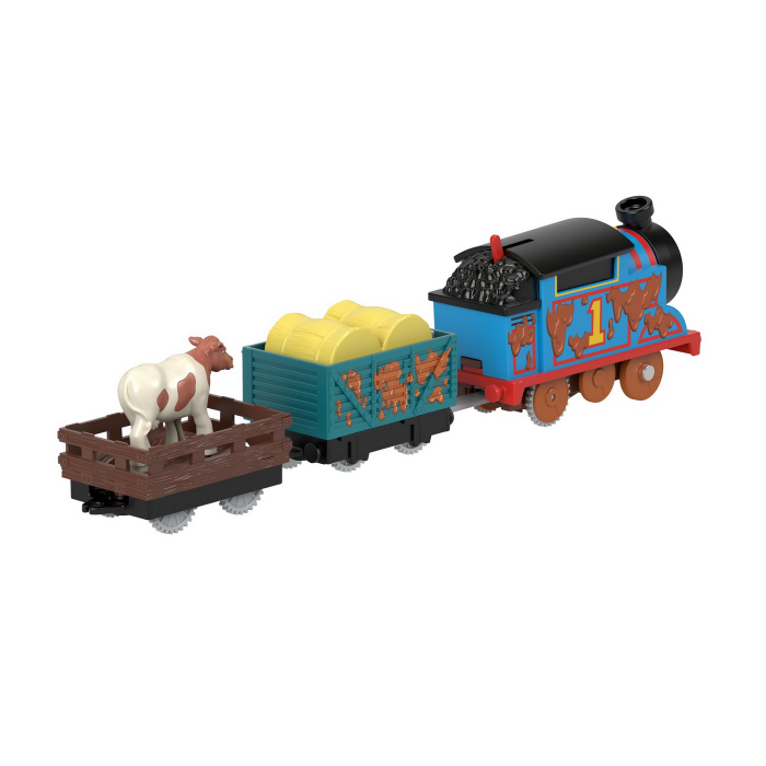 Thomas Locomotiva Motorizata Thomas cu 2 Vagoane  [7]