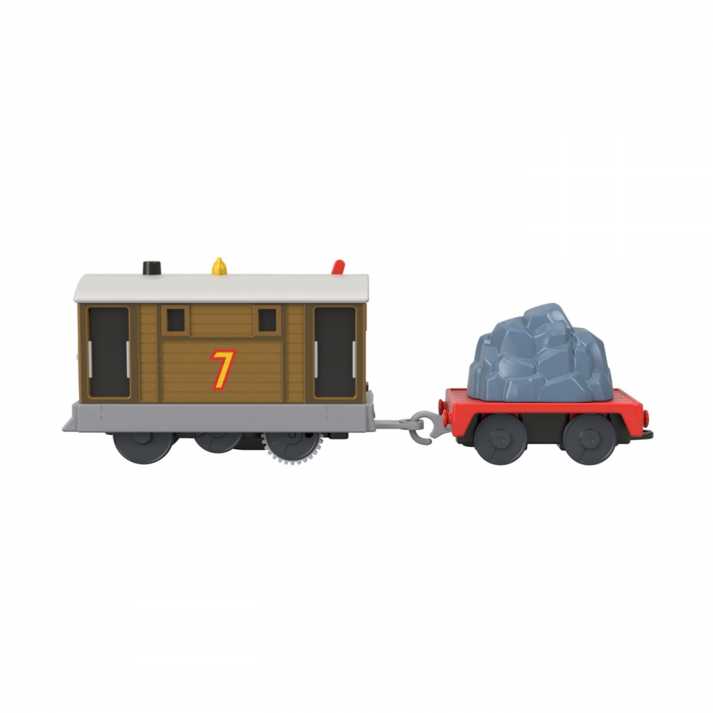 THOMAS LOCOMOTIVA MOTORIZATA TOBY CU VAGON [6]